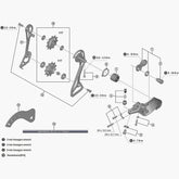 Shimano Rd-R7100 Outer Plate And Retaining Screw Spares & Accessories